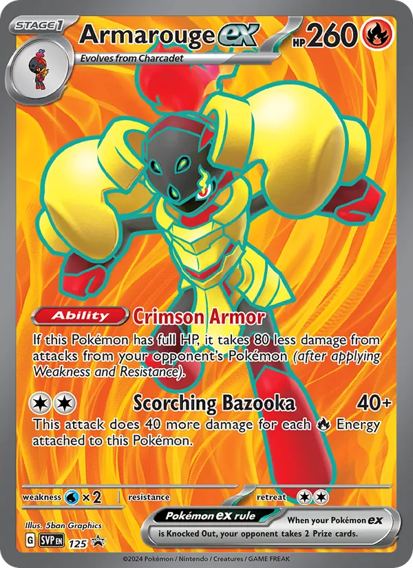 Armarouge ex, SVP Black Star Promos No. 125