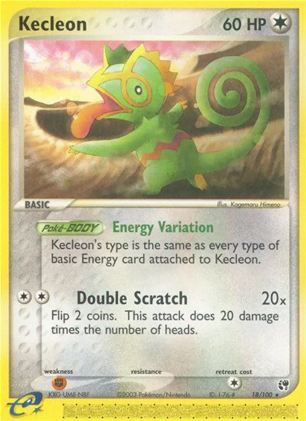 Kecleon, Sandstorm No. 18