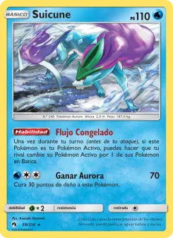 Suicune, Truenos Perdidos No. 59 Normal