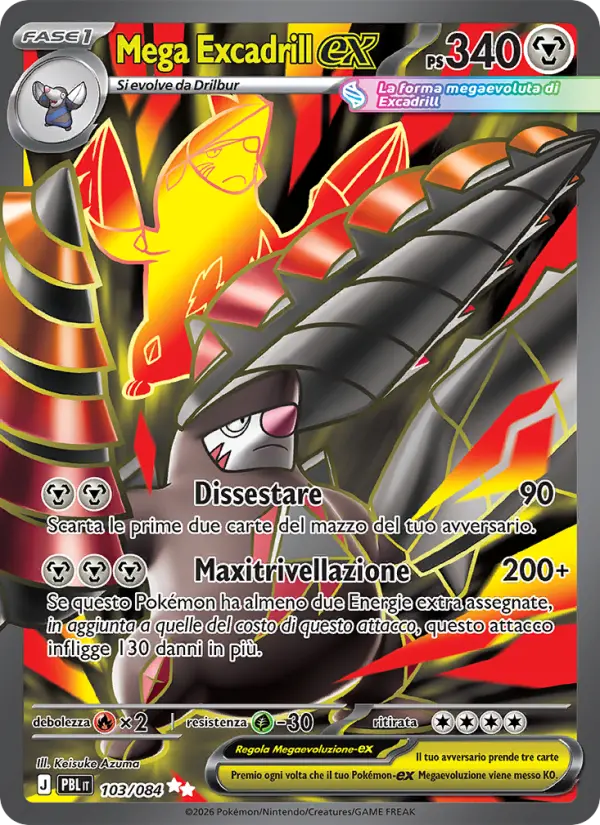Mega Excadrill-ex, Buio Pesto Nº 103