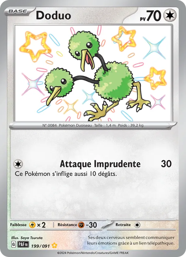 Doduo, Destinées de Paldea No. 199