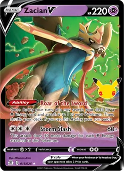 Zacian V, Celebrations Nº 16 Holo