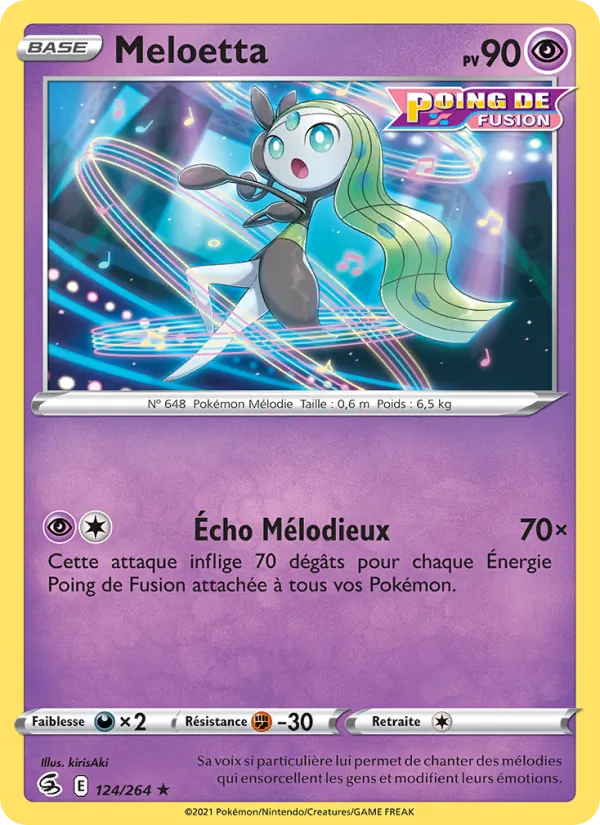 Meloetta, Poing de Fusion No. 124