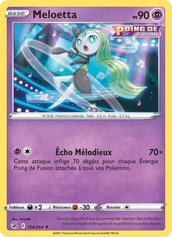 Meloetta, Poing de Fusion No. 124 Normal