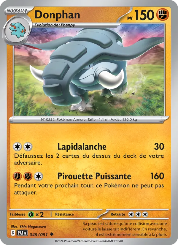 Donphan, Destinées de Paldea Nº 049
