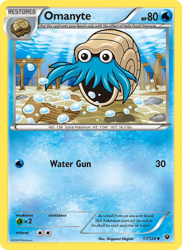 Omanyte, Fates Collide No. 17