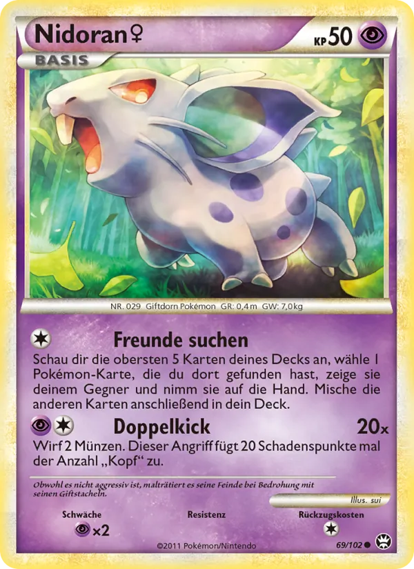 Nidoran w, Triumph Nº 69