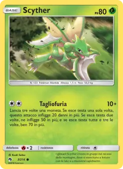 Scyther, Tuoni Perduti No. 3 Normal