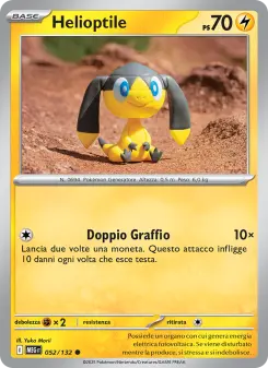 Helioptile, Megaevoluzione No. 052 Normal