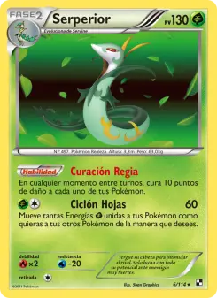 Serperior, Negro y Blanco No. 6 Normal