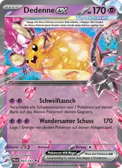 Dedenne-ex, Entwicklungen in Paldea Nº 093 Holo