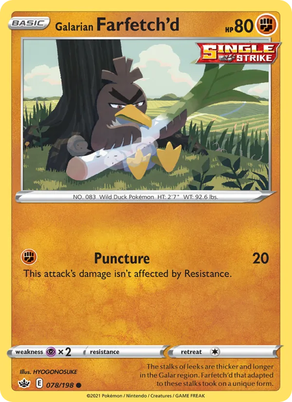 Galarian Farfetch'd, Chilling Reign No. 78