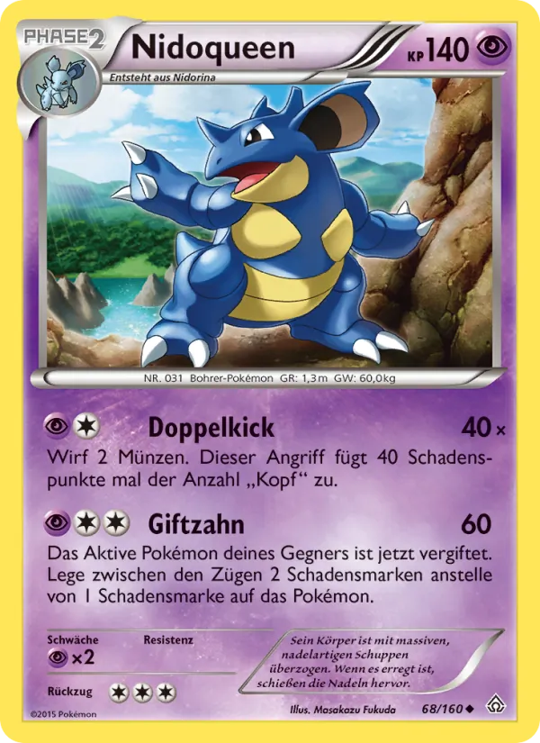 Nidoqueen, Protoshock No. 68