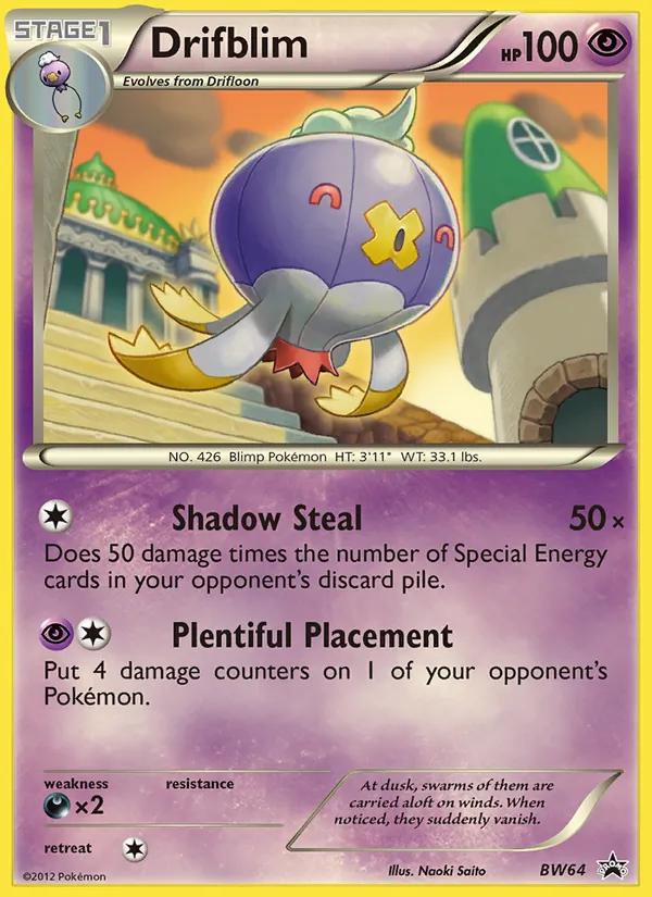 Drifblim, BW Black Star Promos Nº BW64