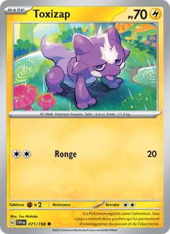 Toxizap, Écarlate et Violet No. 071 Normal