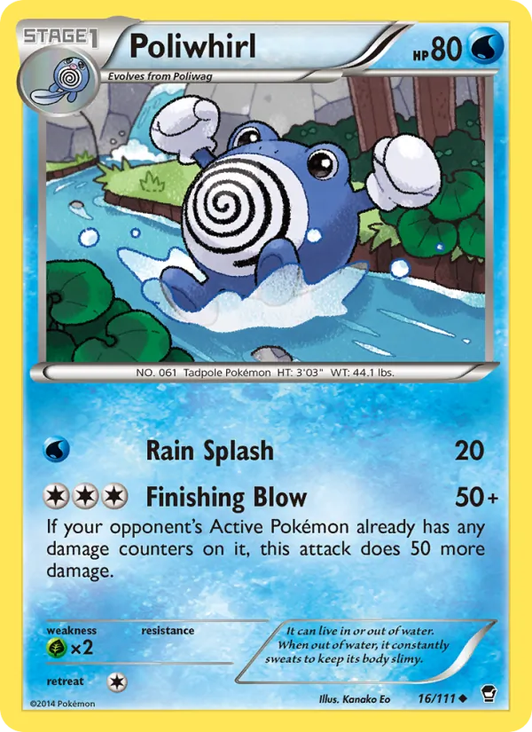 Poliwhirl, Furious Fists No. 16