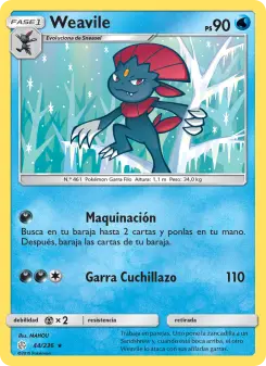 Weavile, Eclipse Cósmico Nº 44 Normal