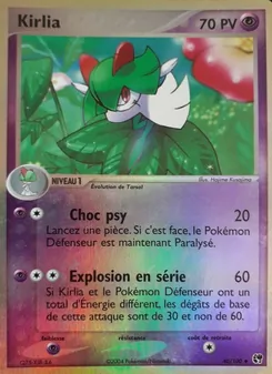 Kirlia, EX Tempête de sable No. 40 Normal