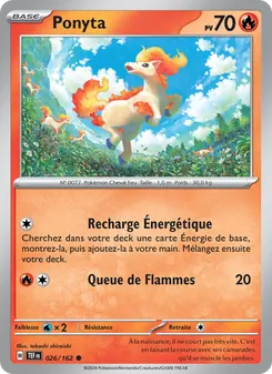 Ponyta, Forces Temporelles No. 026 Normal