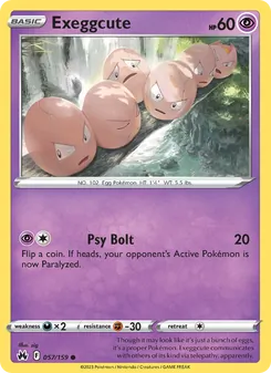 Exeggcute, Crown Zenith No. 057 Normal
