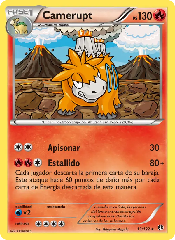 Camerupt, TURBOLímite Nº 13