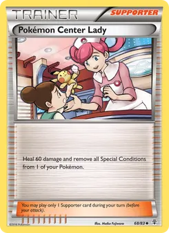 Pokémon Center Lady, Generations No. 68 Normal