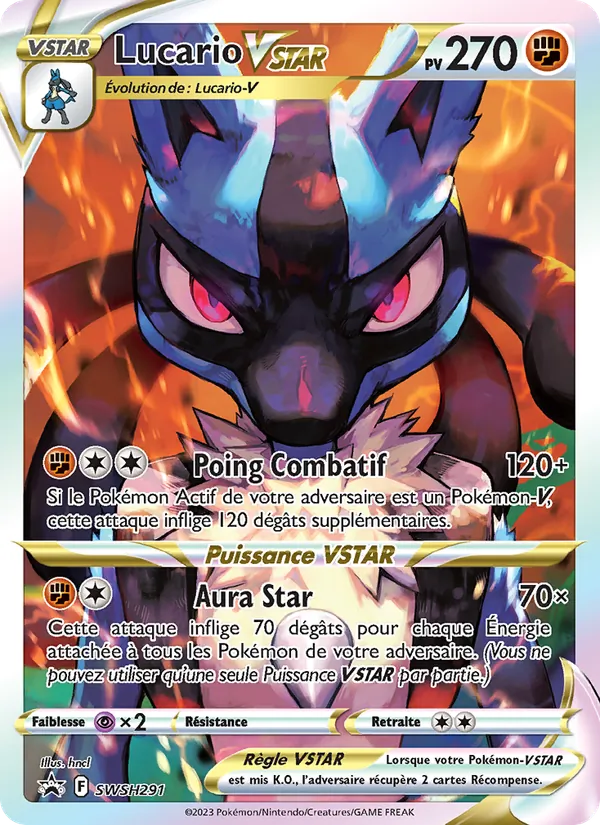Lucario VSTAR, Promo SWSH Nº SWSH291