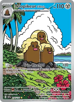 Triopikeur d'Alola, Étincelles Déferlantes Nº 208 Holo