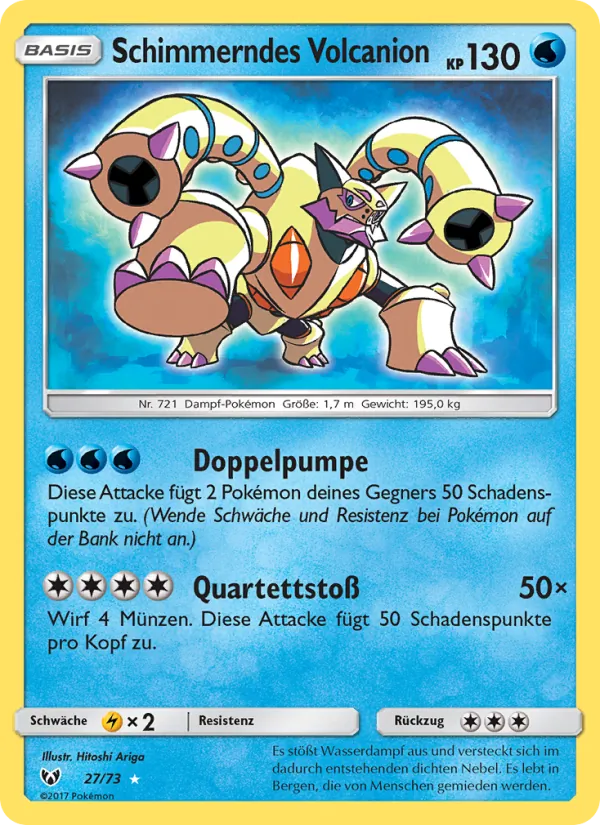 Schimmerndes Volcanion, Schimmernde Legenden No. 27