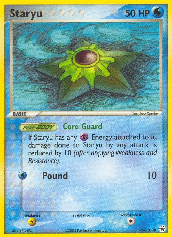 Staryu, Hidden Legends No. 75