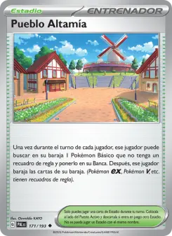 Pueblo Altamía, Evoluciones en Paldea No. 171 Normal