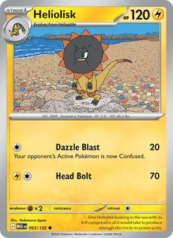 Heliolisk, Mega Evolution No. 053 Normal
