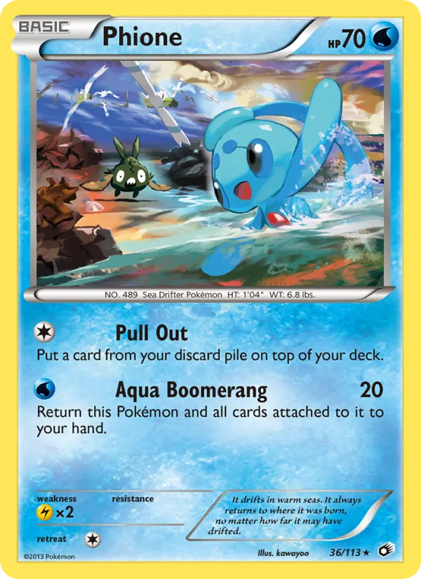 Phione, Legendary Treasures No. 36