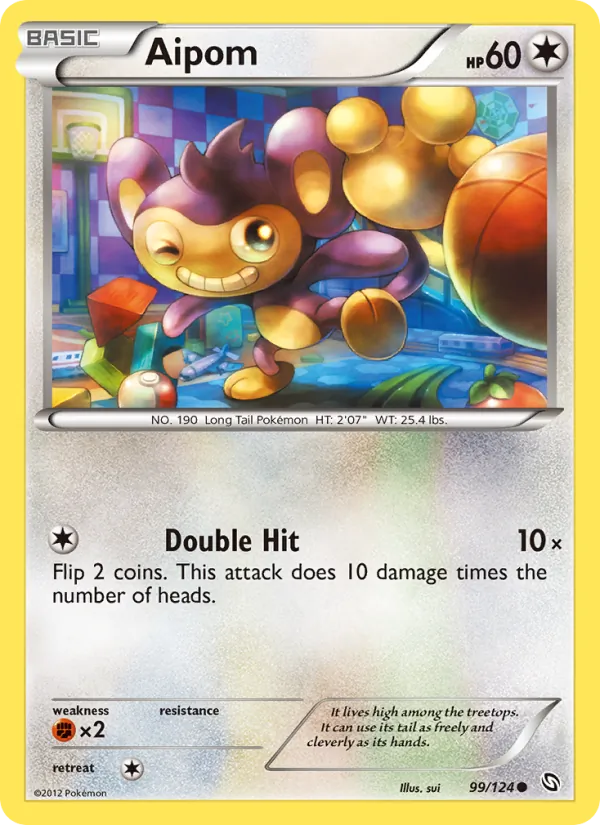 Aipom, Dragons Exalted Nº 99