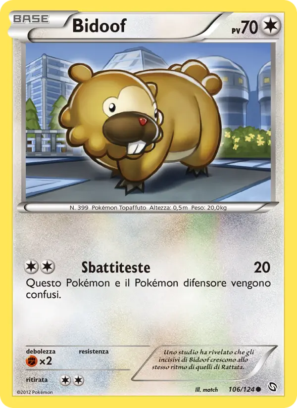 Bidoof, Stirpe dei Draghi No. 106