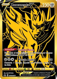 Zamazenta V, Cartas de promoción ESES Nº SWSH077 Holo