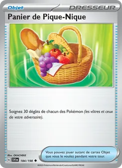Panier de Pique-Nique, Écarlate et Violet Nº 184 Normal