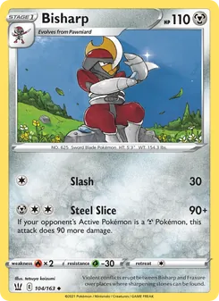 Bisharp, Battle Styles Nº 104 Normal