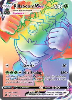 Rillaboom VMAX, Rebel Clash No. 193 Holo