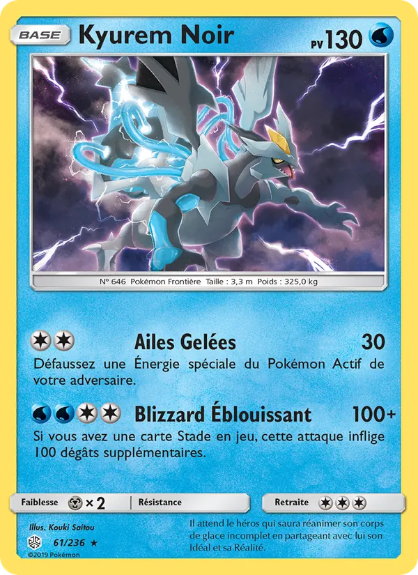 Kyurem Noir, Éclipse Cosmique Nº 61
