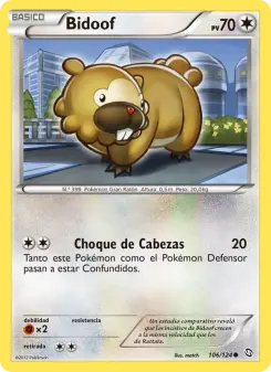 Bidoof, Dragones Majestuosos No. 106 Normal