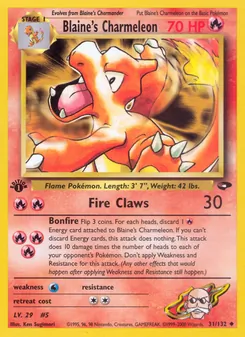 Blaine's Charmeleon, Gym Challenge Nº 31 Normal