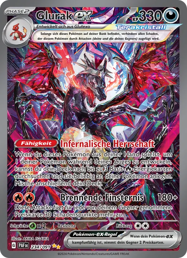 Glurak-ex, Paldeas Schicksale No. 234