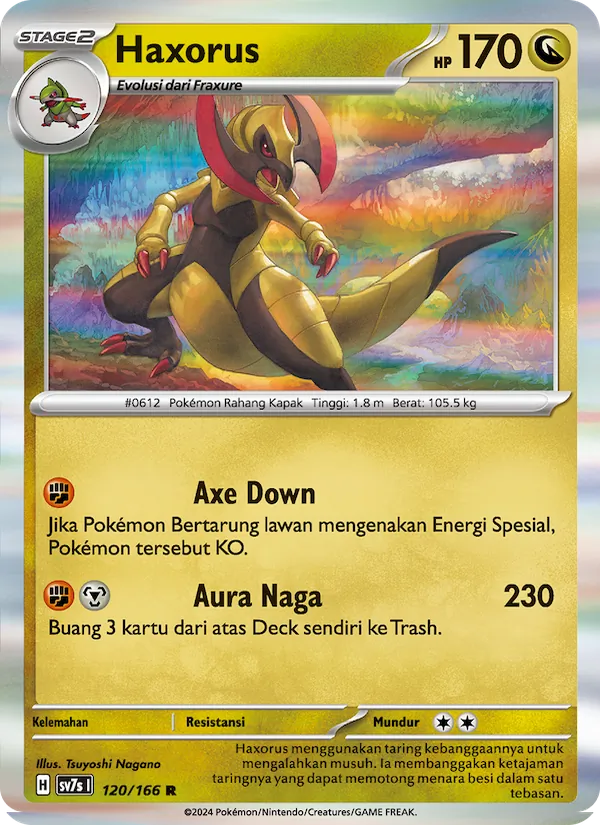 Haxorus, Bimbingan Rasi No. 120