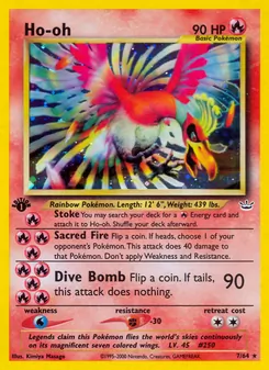 Ho-oh, Neo Revelation No. 7 Holo