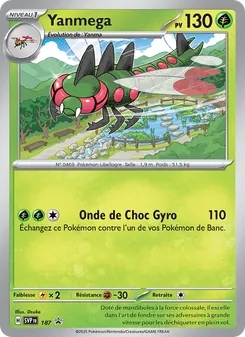 Yanmega, SVP Black Star Promos No. 187 Holo