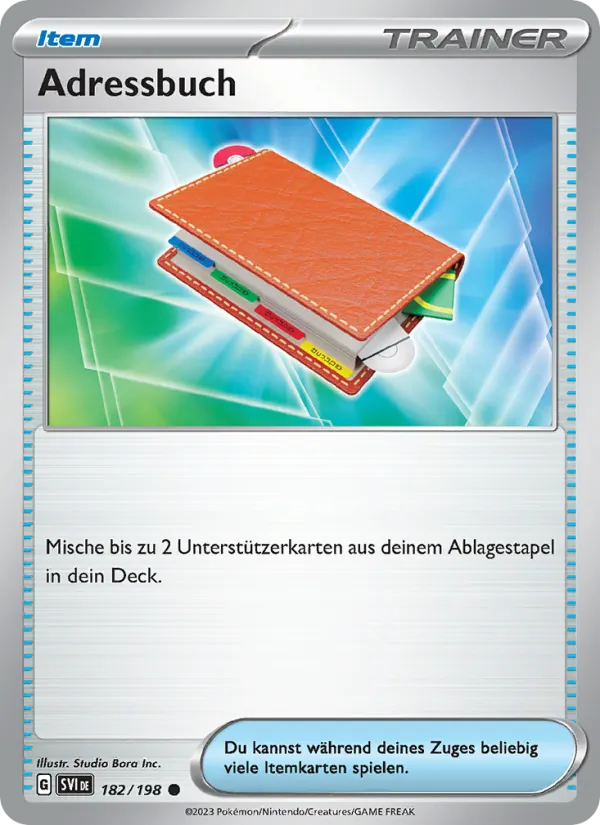 Adressbuch, Karmesin & Purpur Nº 182