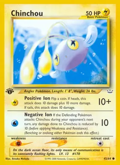 Chinchou, Neo Revelation No. 42 Normal
