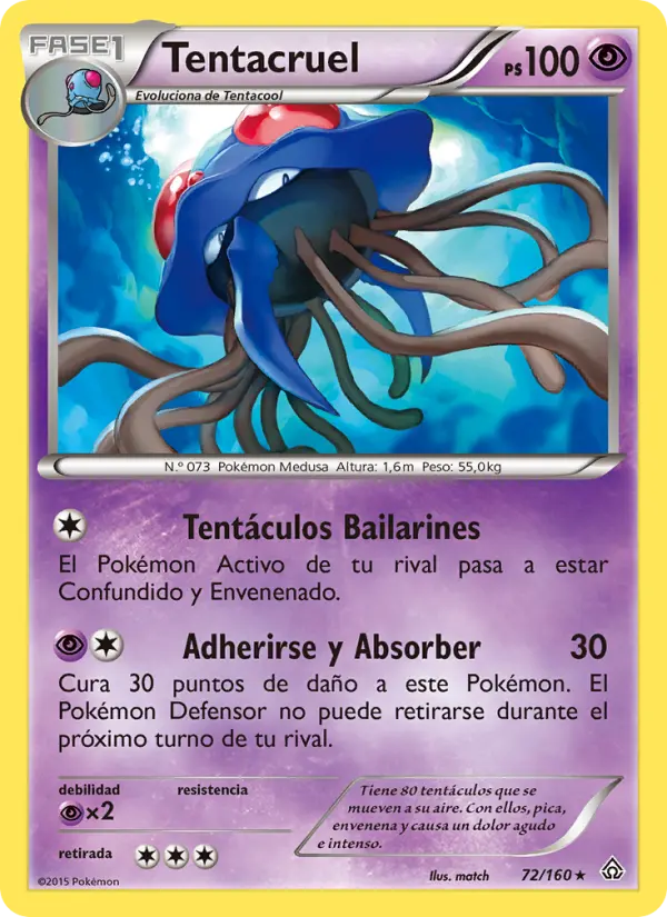 Tentacruel, Duelos Primigenios No. 72