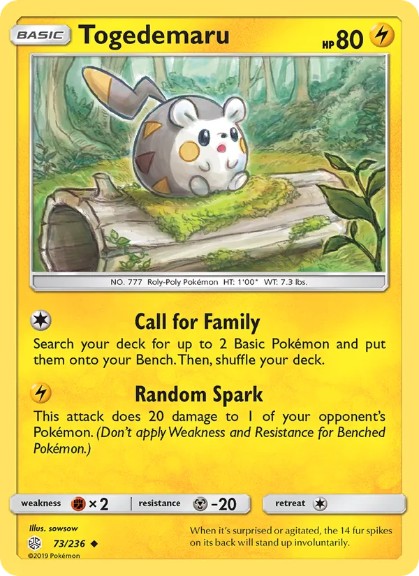 Togedemaru, Cosmic Eclipse No. 73